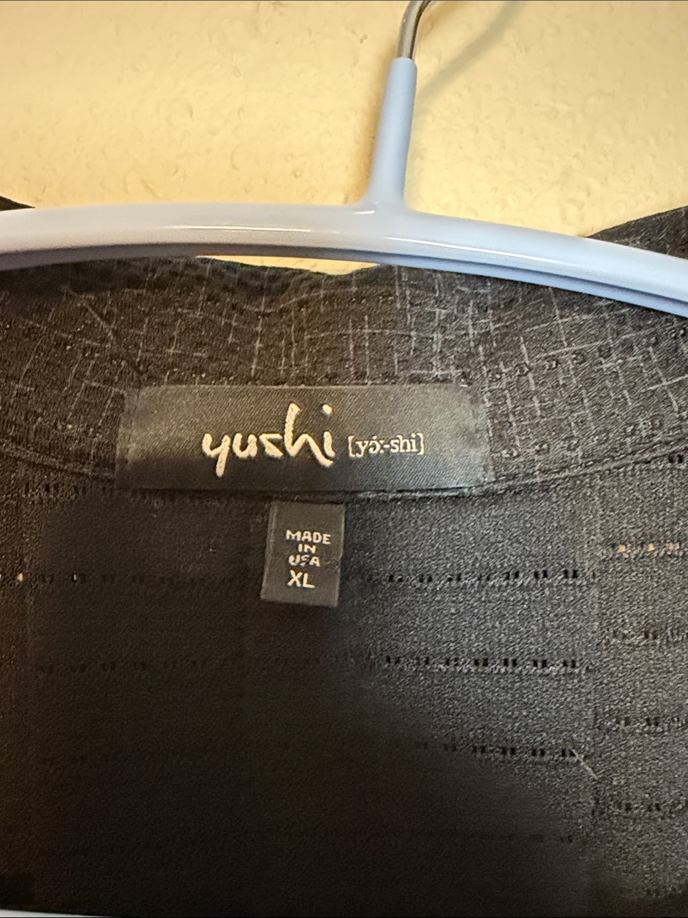 Yushi Open Front Long Line Black Vest Size XL - Picture 5 of 8